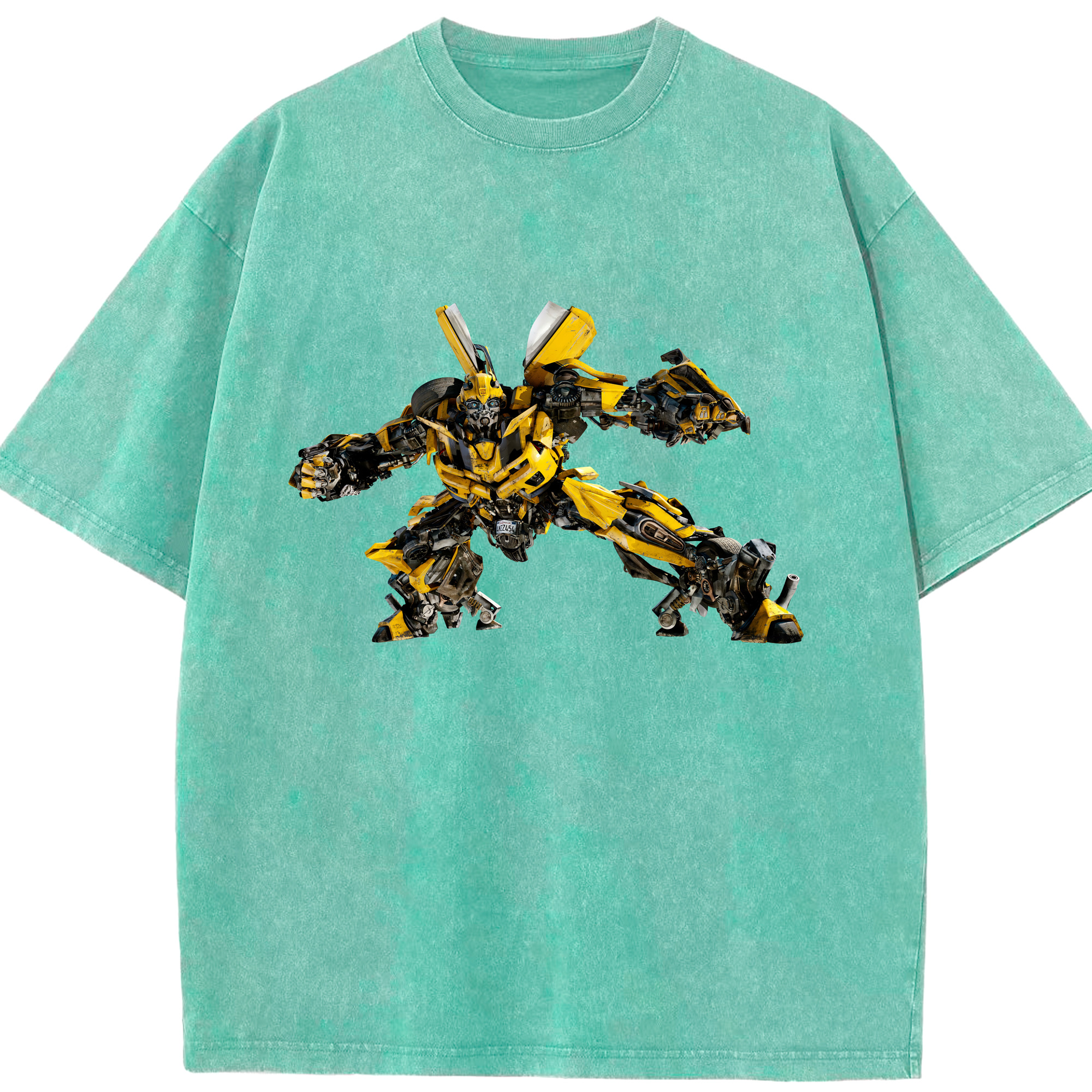 （画像用） Transformers トランスフォーマー 綿100% ヴィンテージ風 半袖Tシャツ（フロントプリント）